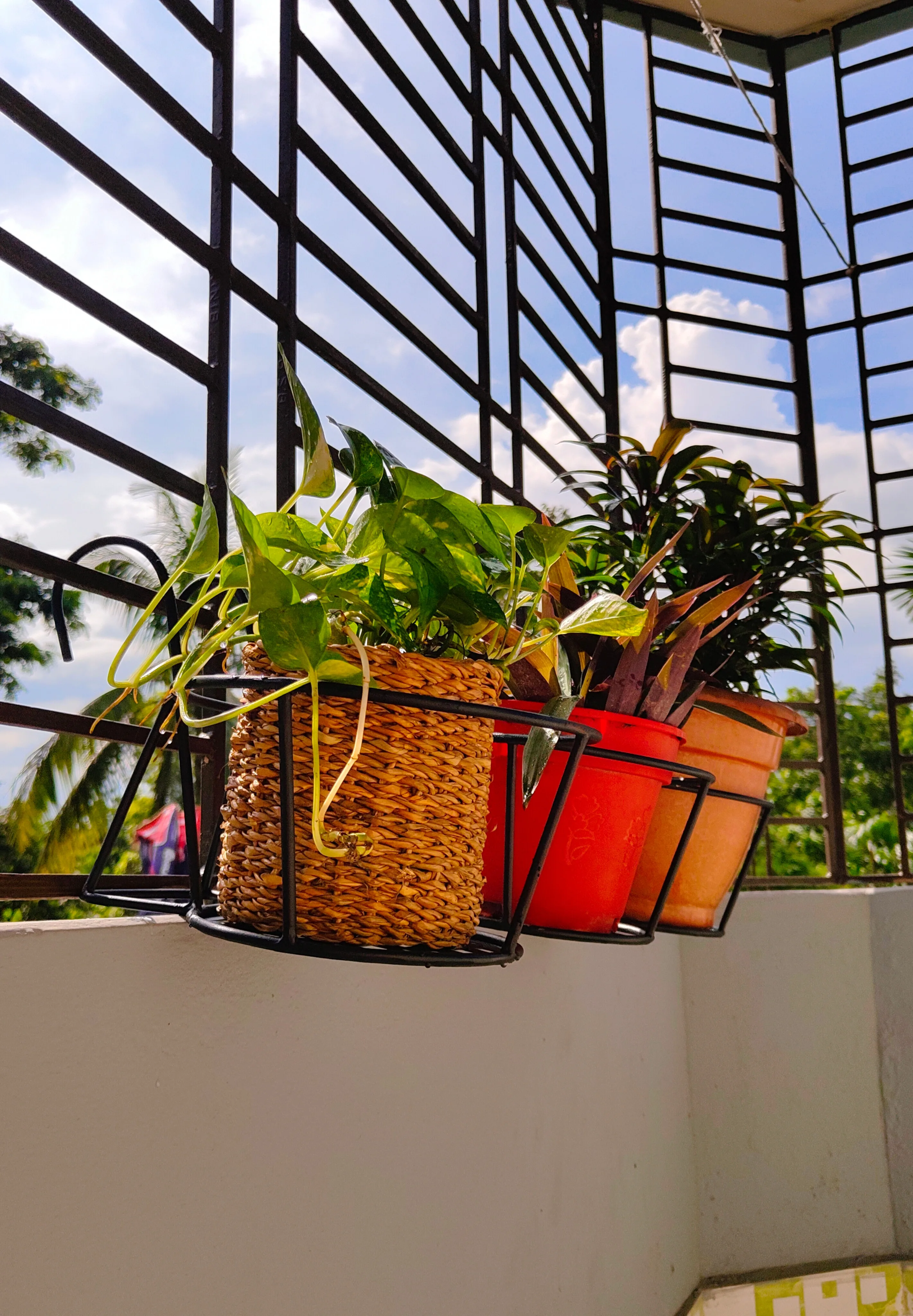 Balcony Flower Pot Stand