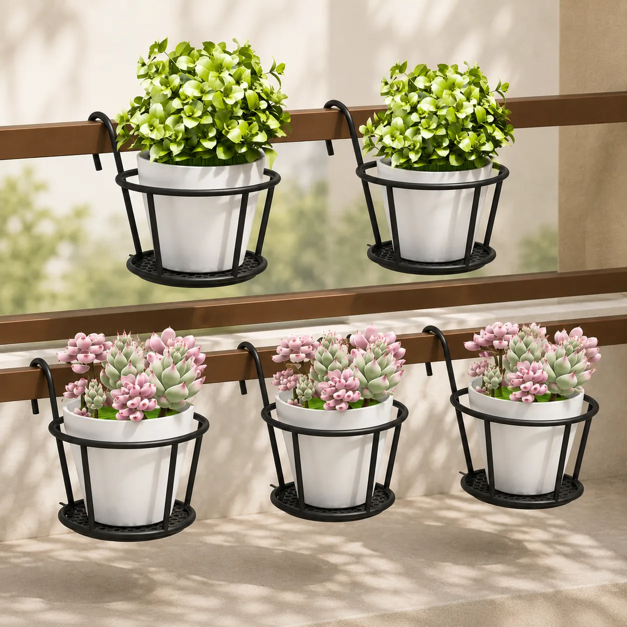Balcony Flower Pot Stand