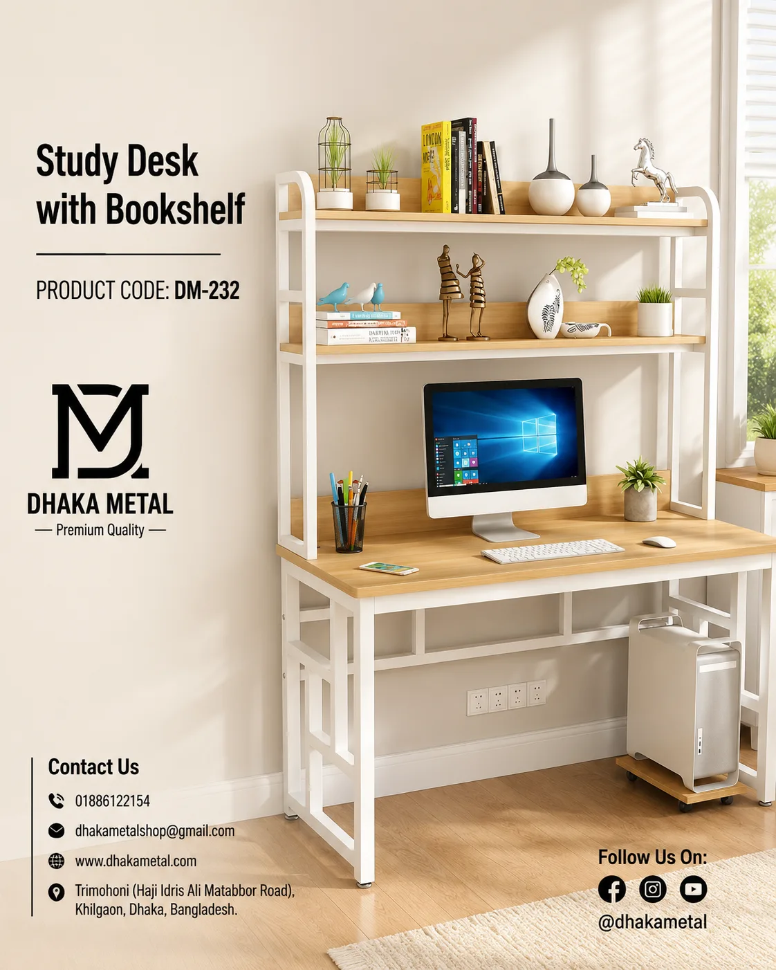 Modern Study Table DM-432