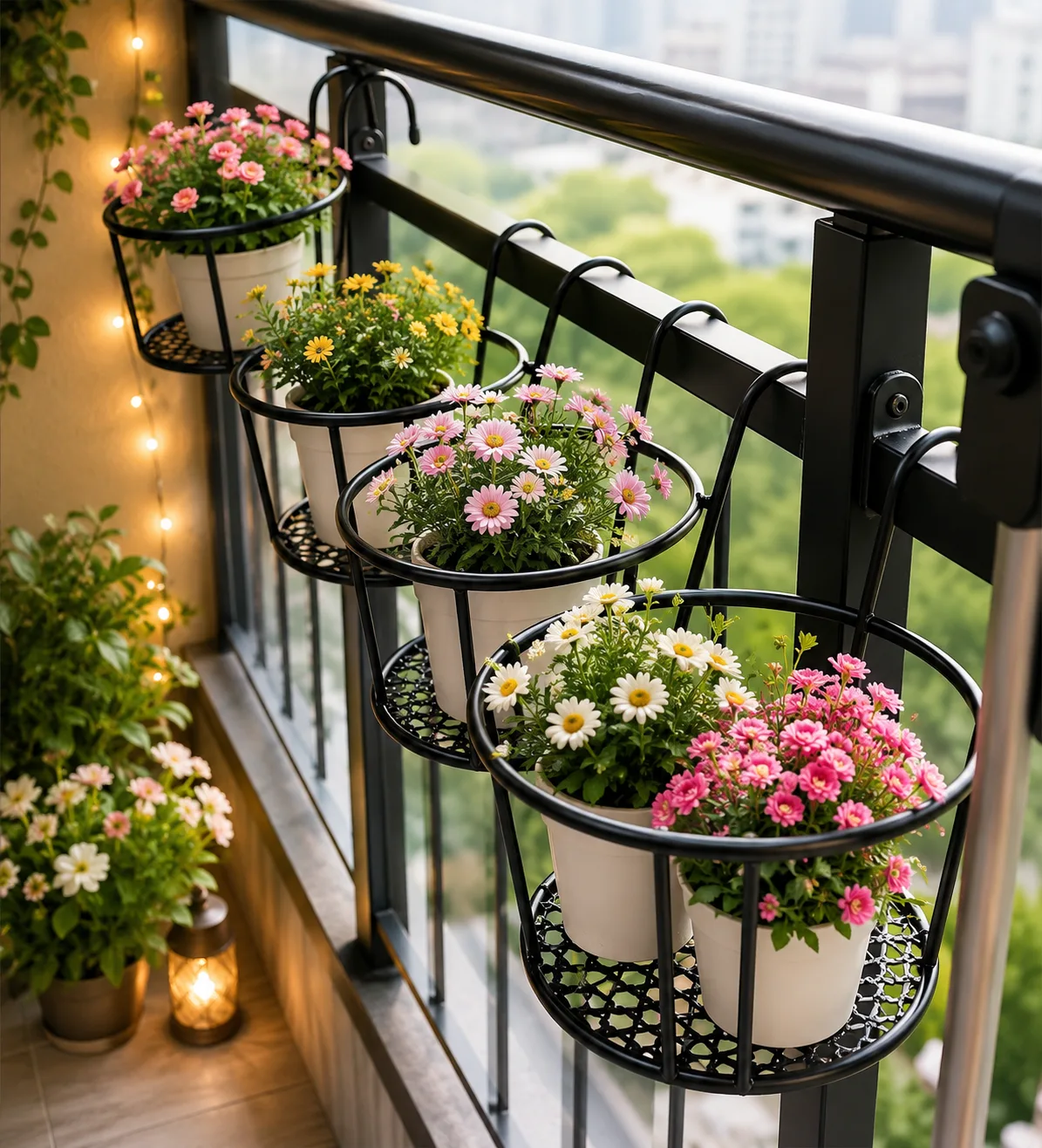 Balcony Flower Pot Stand