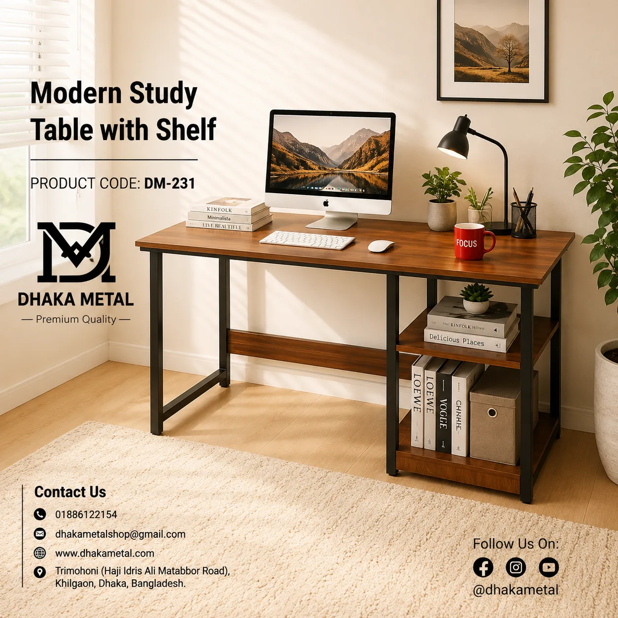 Modern Study Table DM-431