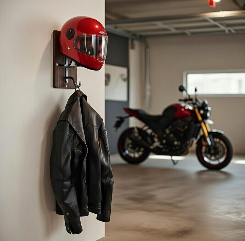 Wall Mounted Helmet Holder - Image 3